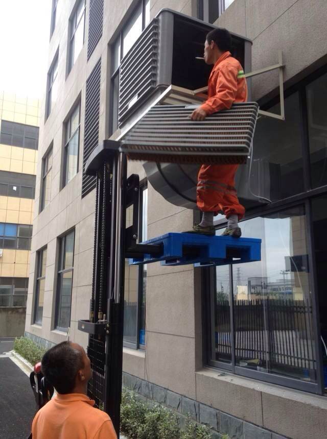 湖北冷风机湿帘冷风机安装湖北长沙钻井井点降水有限公司