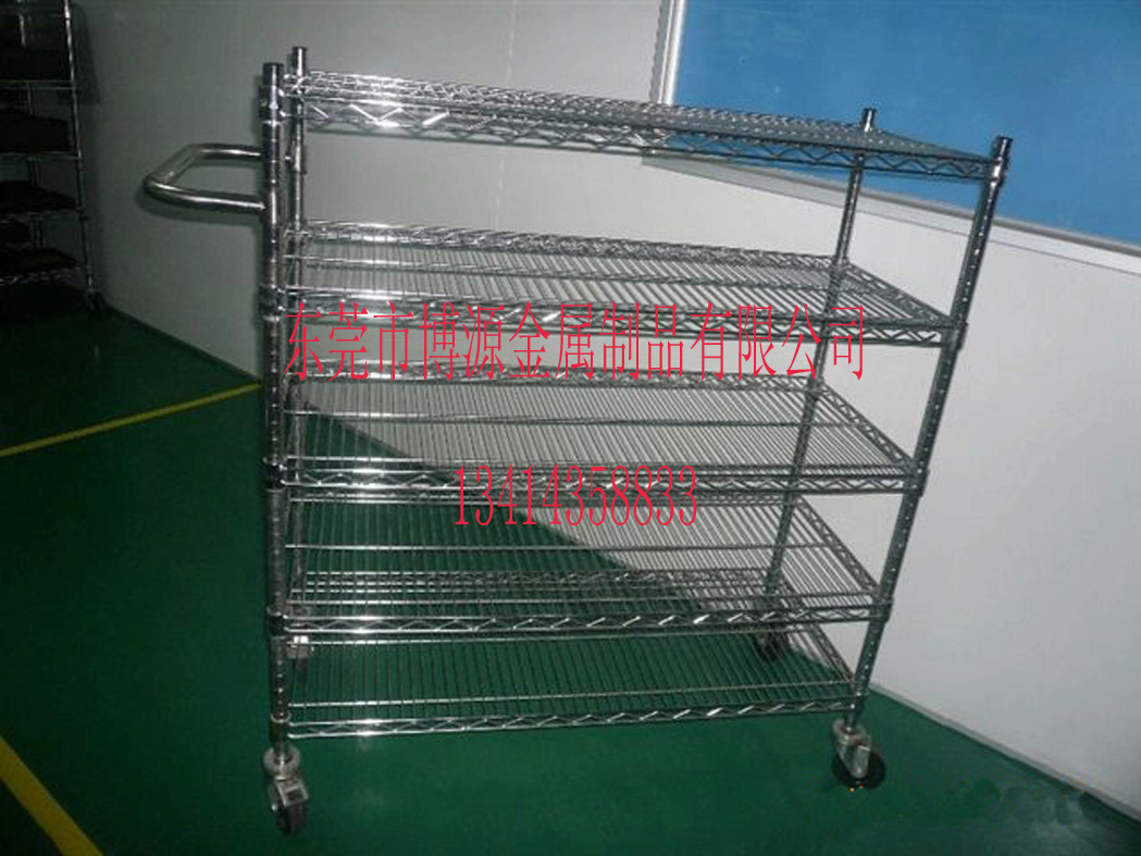 山东线网手推车  济南镀铬线网手推车