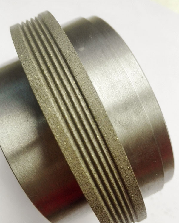 供应河南石力金刚石工具厂家国产万能螺纹磨床专用电镀丝锥金刚石滚轮