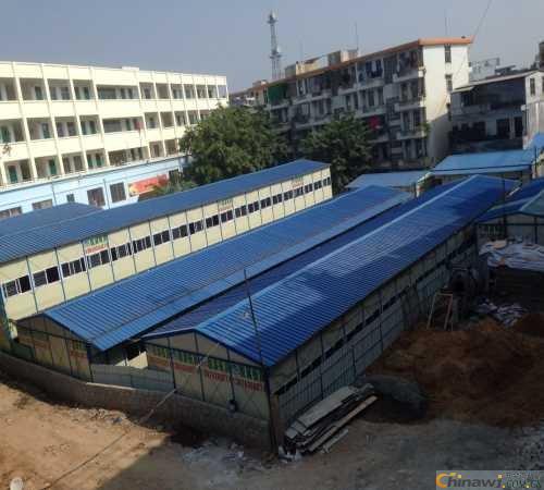 海南活动板房价格-海口移动临时围墙价格-海口龙华骏展钢结构板房厂