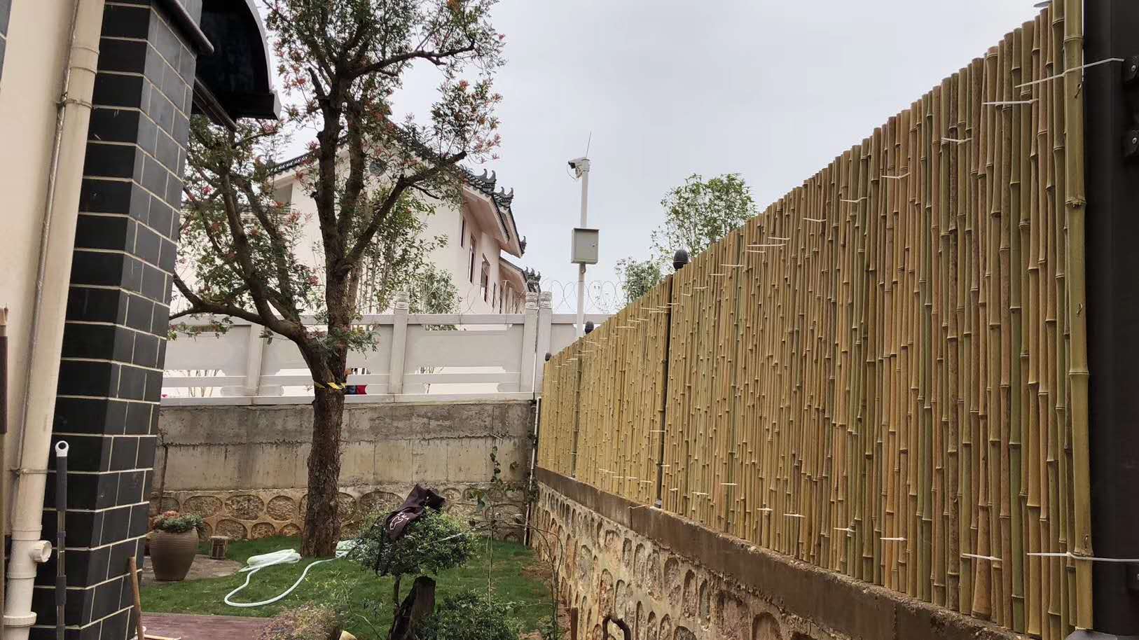 辽源西安竹子围栏 围栏花园吴堡县竹栅栏碳化竹栅栏