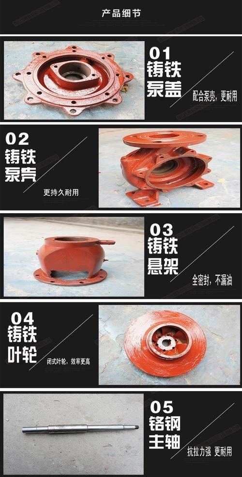 红旗清水泵价格表ISR50-32-125b流量