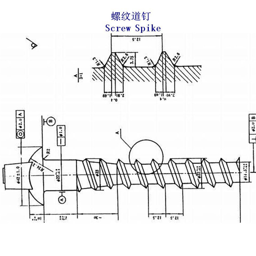 加纳5.6级铁路道钉生产工厂