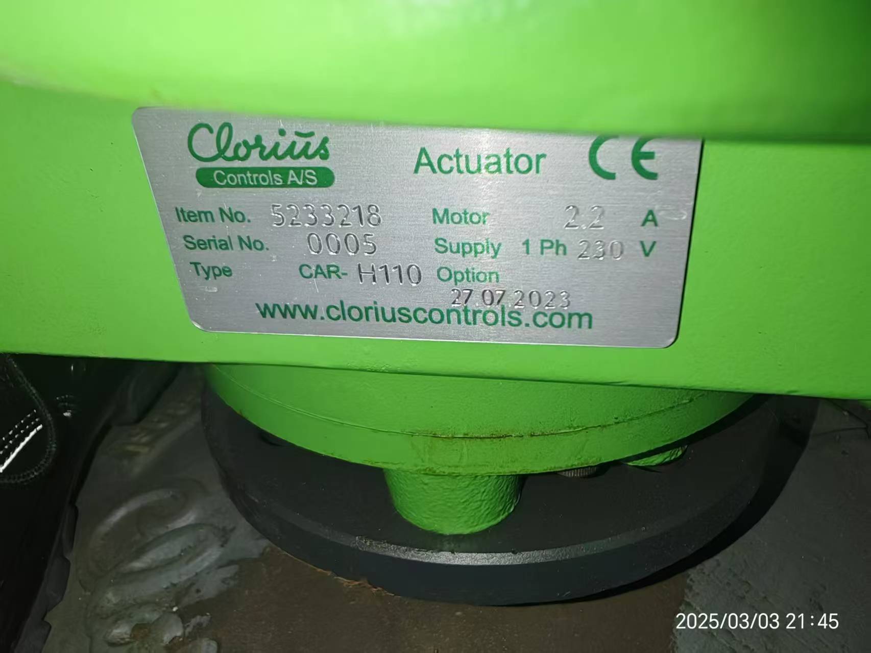 CAR-H110(DDD107)  Clorius ִ