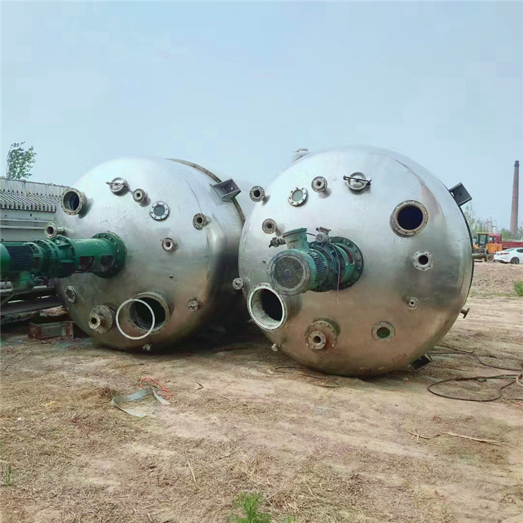 二手化工用搪瓷反应釜,遂宁8000升不锈钢反应釜