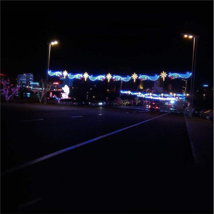 长春灯杆灯箱 灯杆灯箱批发中国梦道路装饰led户外中国结装饰