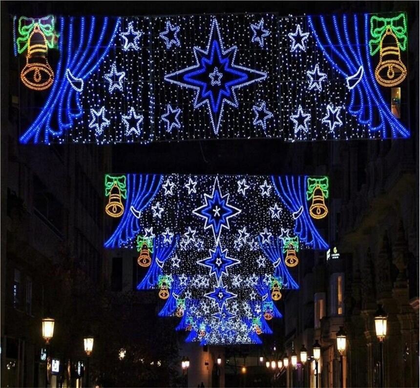 茂名灯杆之间拉装饰的厂家灯笼生产厂家亮化工程灯LED