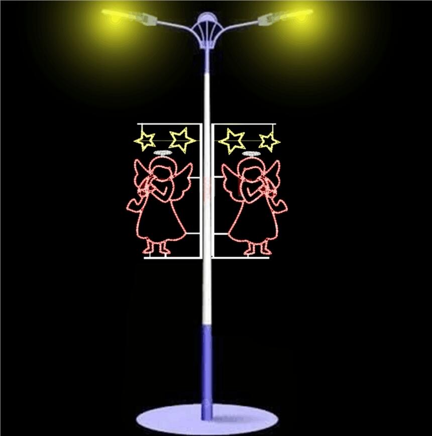 路灯灯箱定做图案灯支持定制