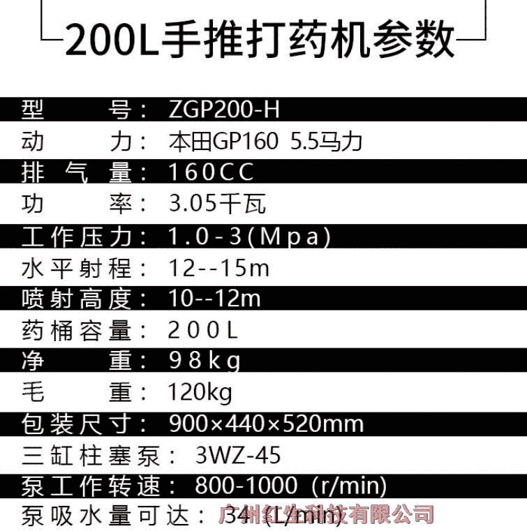 ZGP200-H 200Lʽҩ ũͶҩ