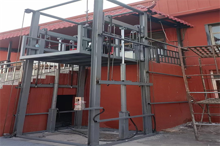 三层7米导轨式液压升降平台怎样