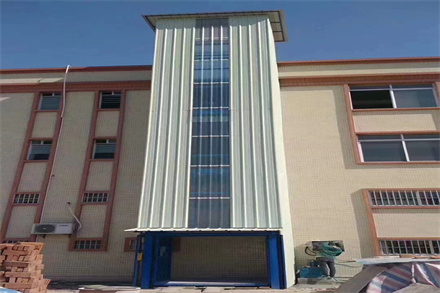 四层12米导轨式升降货梯价格行情