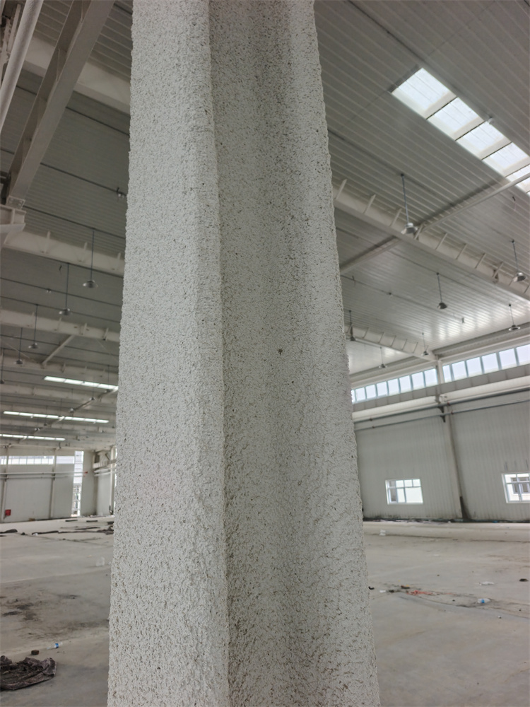 施工案例钢结构防火涂料检测报告厂房钢结构防火涂料应用效果评估