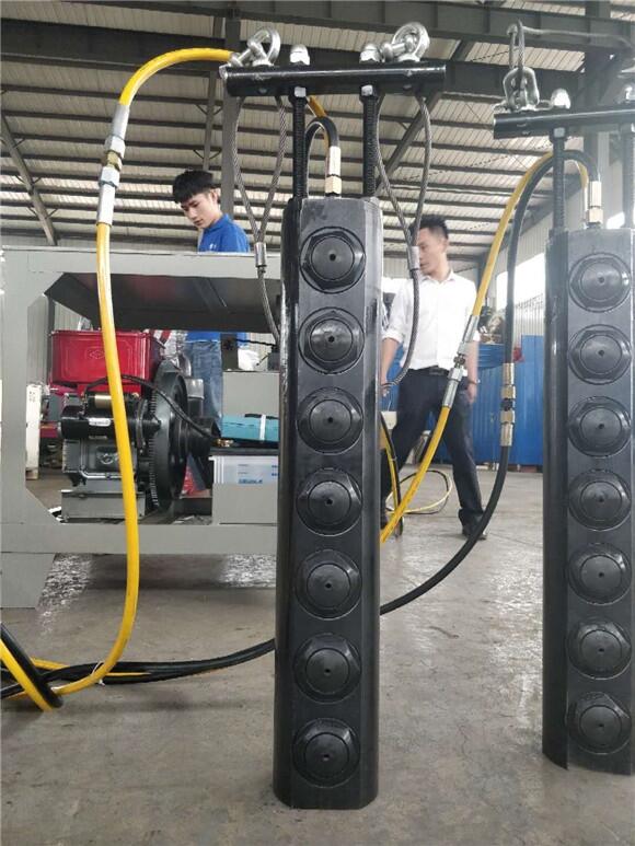 石灰石挖不动大型石头分裂机河南甘肃130液压劈裂棒多少钱一套