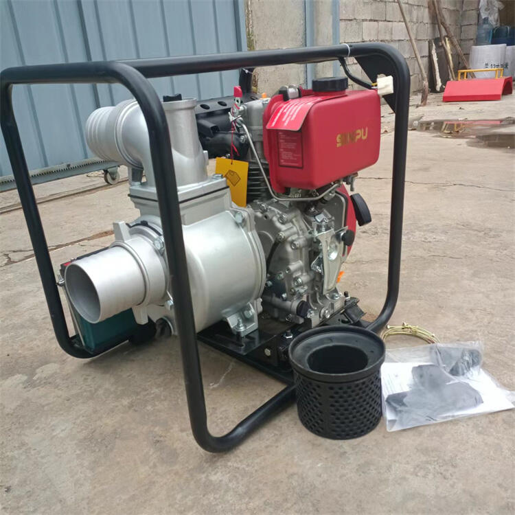 工地抽水池塘排水泵 大棚农作物抽水泵大容量南市拖拉机带抽水泵电启动柴油机抽水泵环保节能