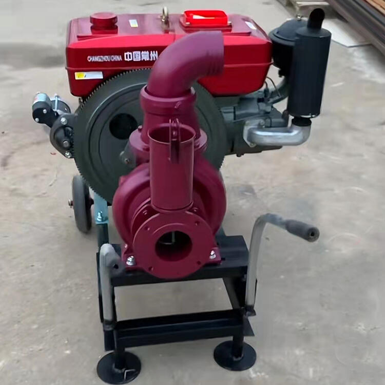 拖车款抽水泵园林灌溉抽水泵灵活自如慈溪市电机带动拖车水泵汽油离心抽水泵 灵活自如