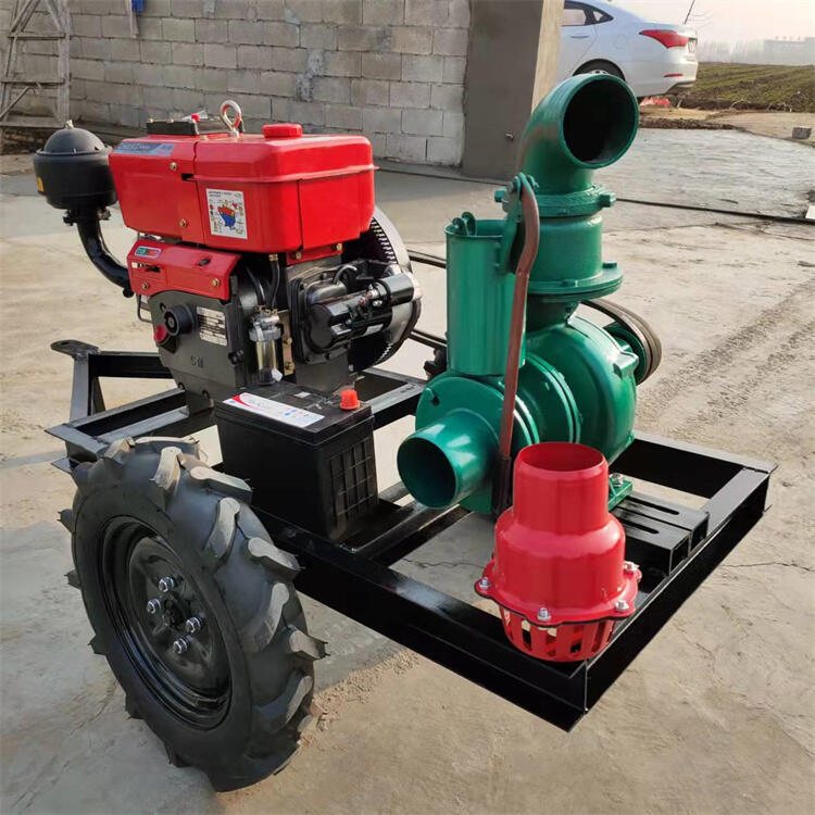 手推电机抽粪泵10寸自吸污水泵察哈尔右翼前旗2寸抽水泵单价 适用于农田浇灌泵轻便省力