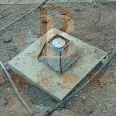 四川佰瑞BR-JZ对中基座 强制通用对中基座 归心盘 基座 对中盘