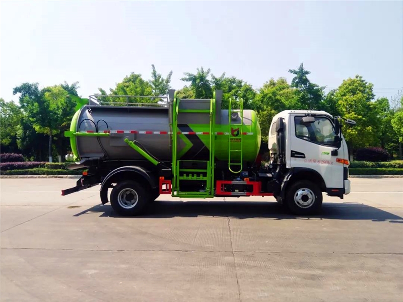 小型餐厨垃圾车(3-5方)_餐厨垃圾车推荐 _餐厨垃圾车的制动系统性能