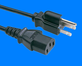 HPN16AWG*3C橡胶线插头美式插头橡胶线品质卓越安全可靠适用广泛