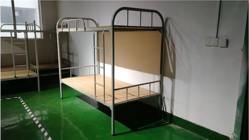 赣州永固铁床C004直管双层上下铺铁床