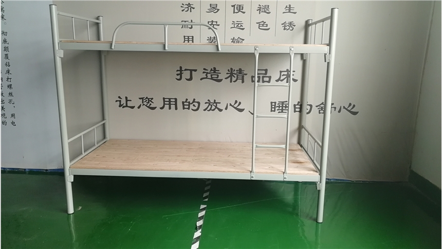 赣州永固铁床0008号卡扣圆管上下铺