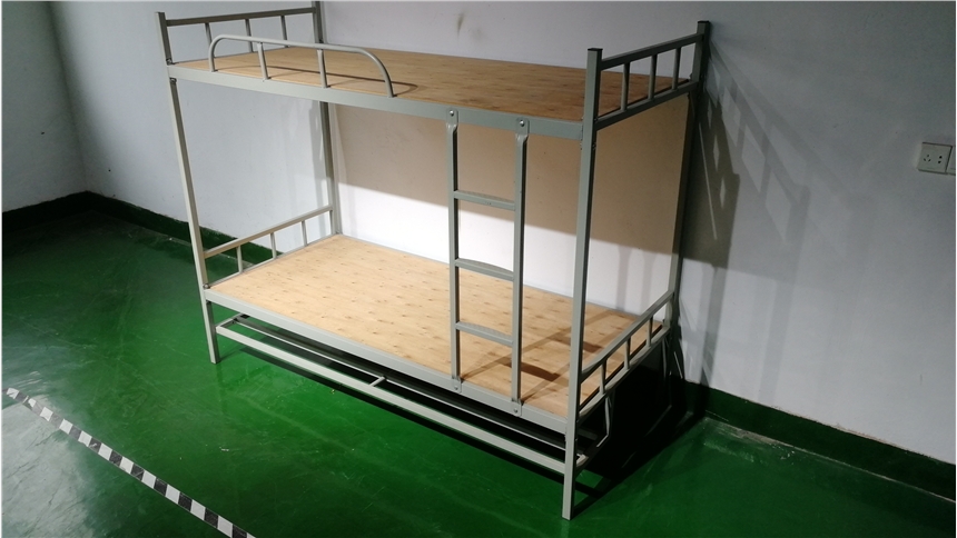 赣州永固铁床90#上下铺带鞋架方管床