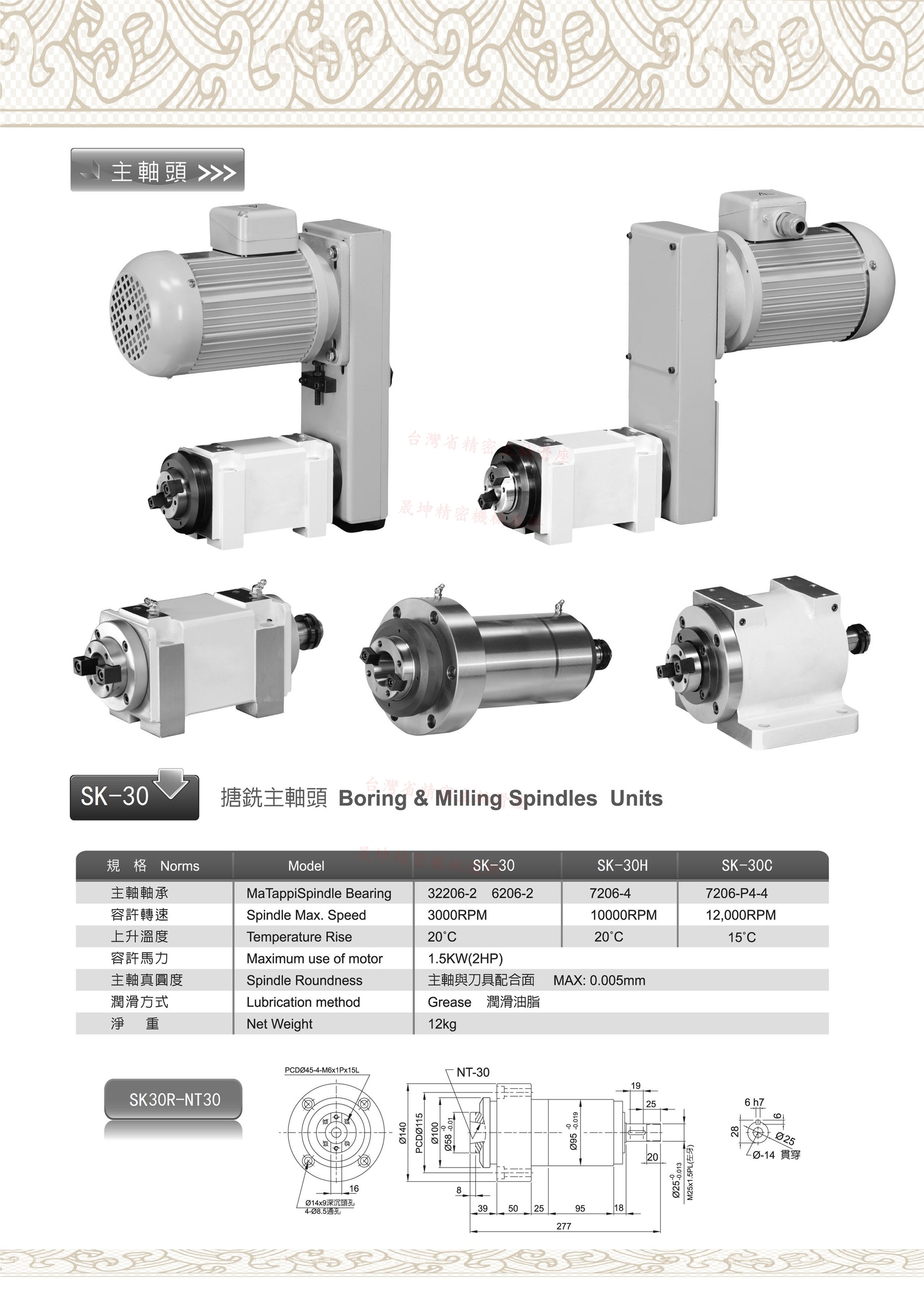 ̨ϳͷSK30-ER32 ׶ͷSK30-NT30