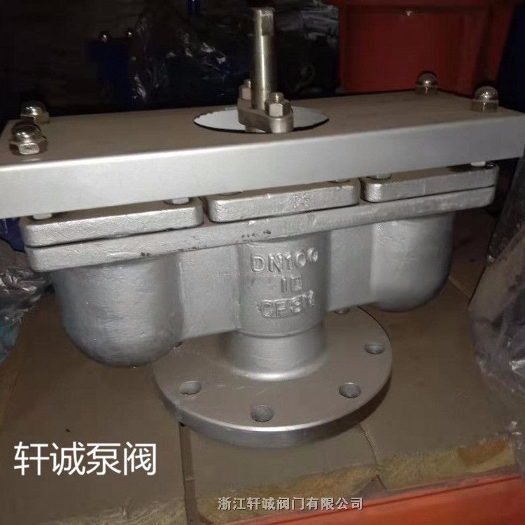 轩诚阀门直销 铸铁双口快速排气阀 QB2快速排气阀