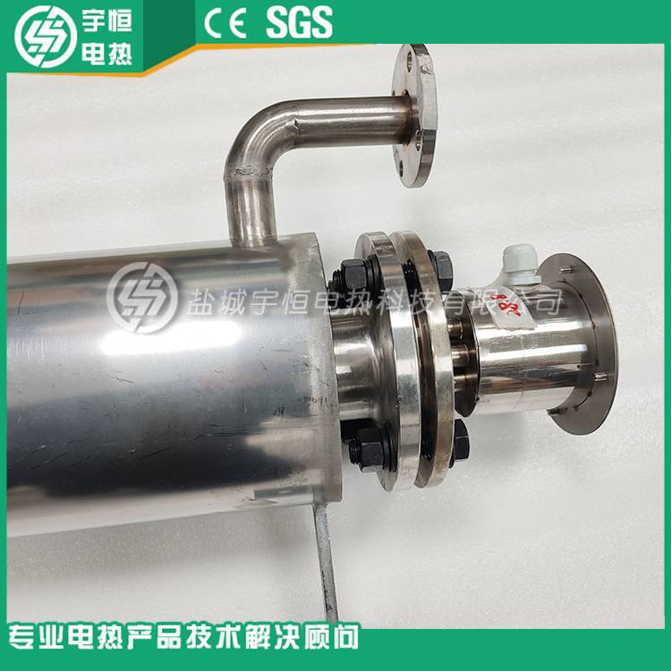 医院ICU手术室毒气焚烧处理管道加热器