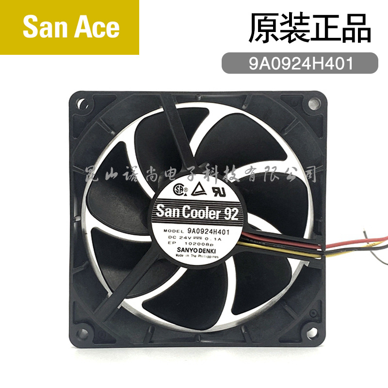 SanyoDenki9A0924H401ֱDCFan92x25mm24V