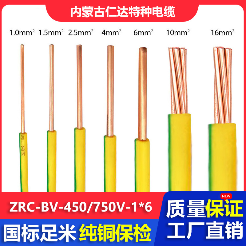 ʴ¹ZRC-BV450\/750VоӲо߼ò1*6mm2